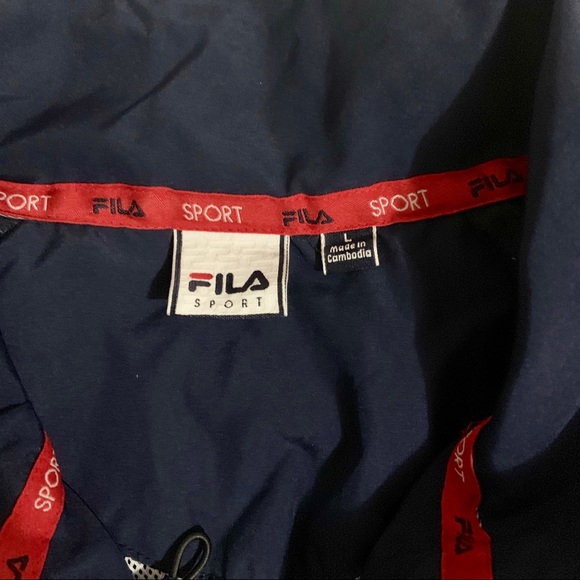 Chunky Fila Wind Breaker Jacket - Picture 4 of 4